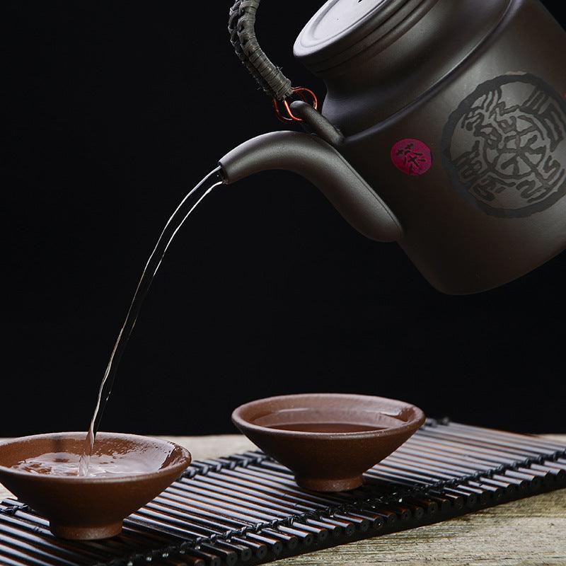 Ti Liang Pot - Handcrafted Yixing Purple Clay Teapot | YixingTeaArt
