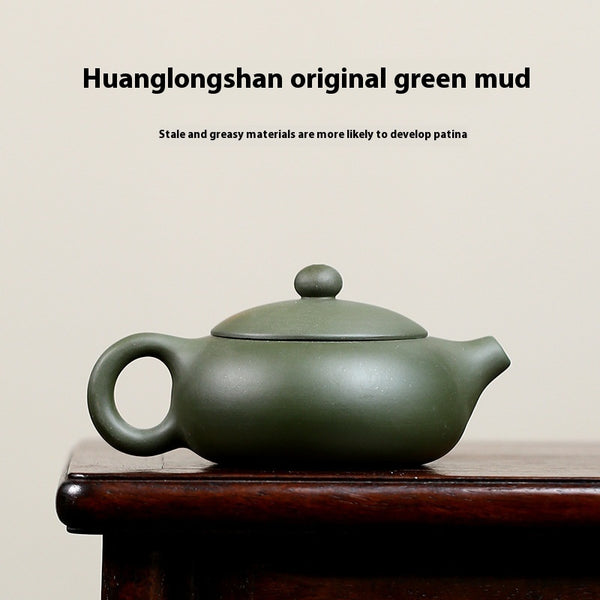 Large Mouth Kung Fu Teapot Ceramic Tea Set Handmade Yixing Clay Teapot