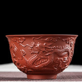 Dragon Pattern Teacup - Yixingteaart