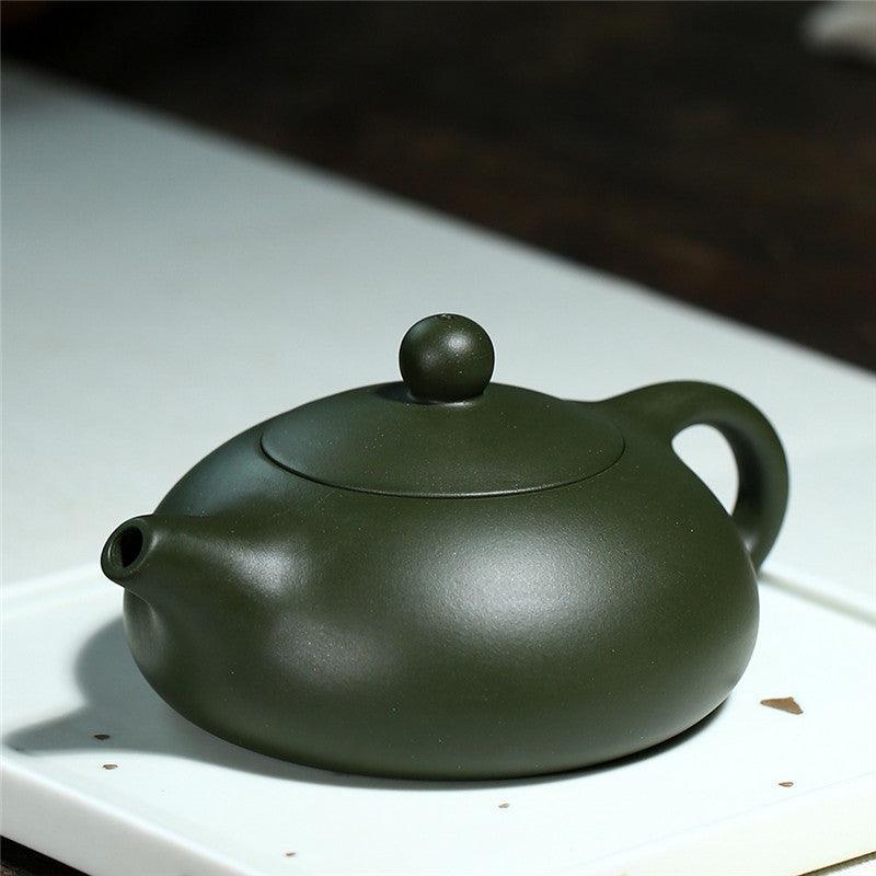 Carved clay teapot – Loom + Kiln