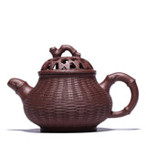 Bamboo Weave Pan Kettle - Yixingteaart